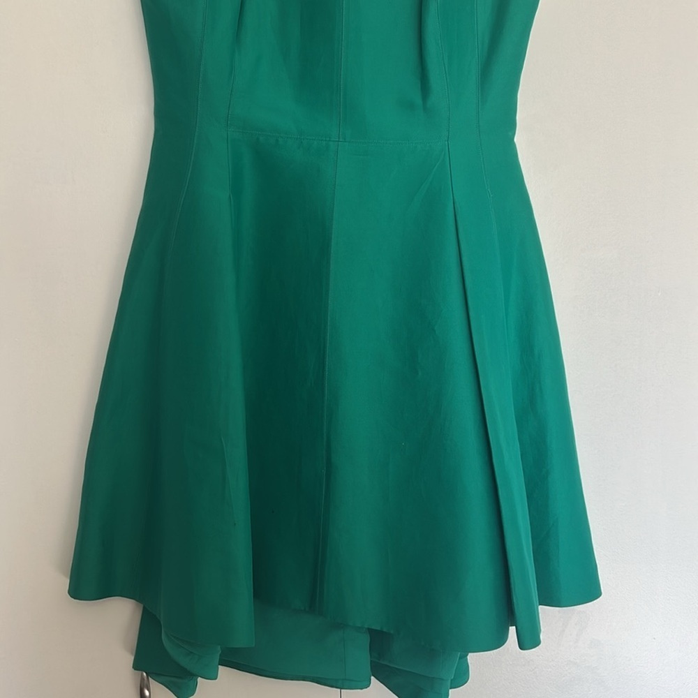 HALSTON heritage - Elegant Green Sleeveless Dress - Picture 4 of 7